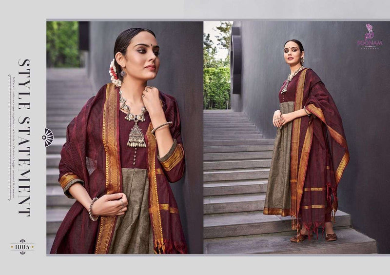 Pooonam Designer Handloom Kali Pure South Cotton Jecard Gown