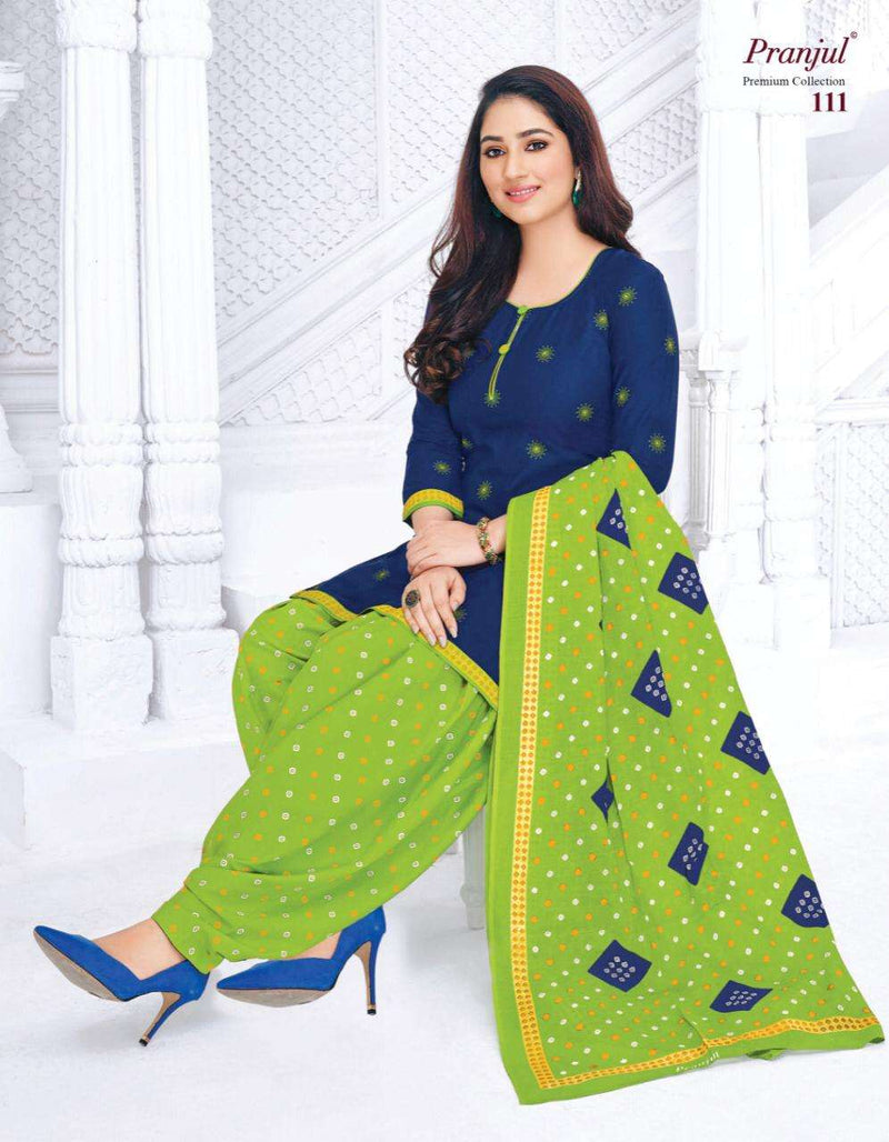 Pranjul Creation Launch Premium Collection Cotton Readymade Patiyala Style Salwar Suits