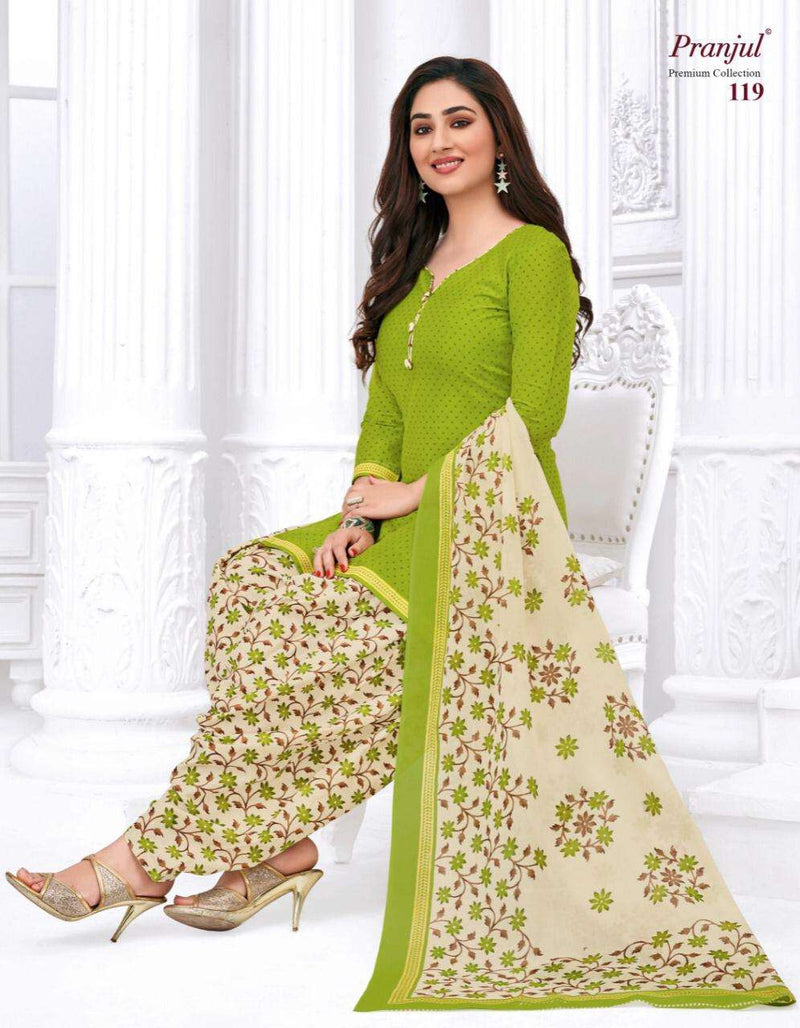 Pranjul Creation Launch Premium Collection Cotton Readymade Patiyala Style Salwar Suits