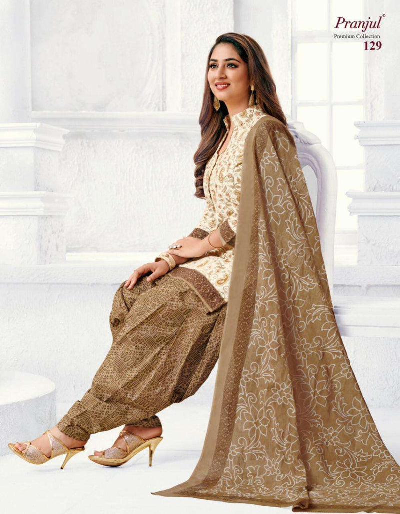 Pranjul Creation Launch Premium Collection Cotton Readymade Patiyala Style Salwar Suits