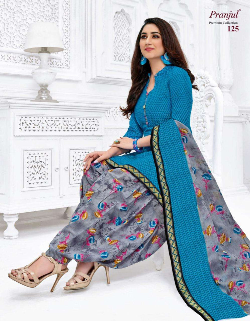 Pranjul Creation Launch Premium Collection Cotton Readymade Patiyala Style Salwar Suits