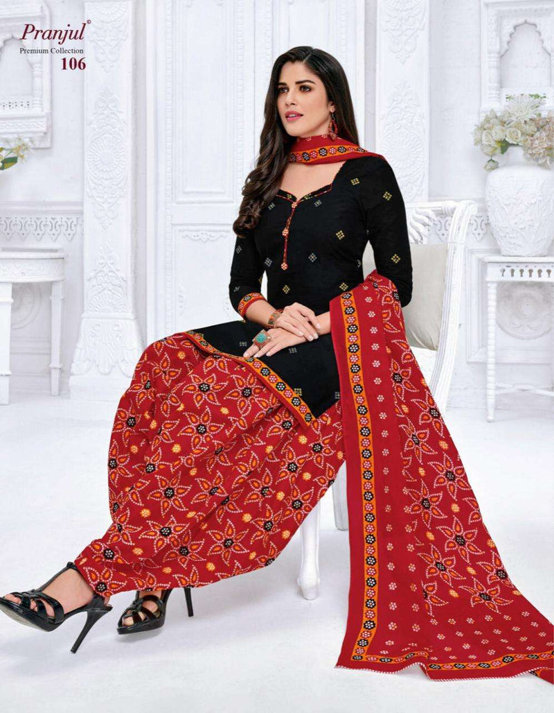 Pranjul Creation Launch Premium Collection Cotton Readymade Patiyala Style Salwar Suits