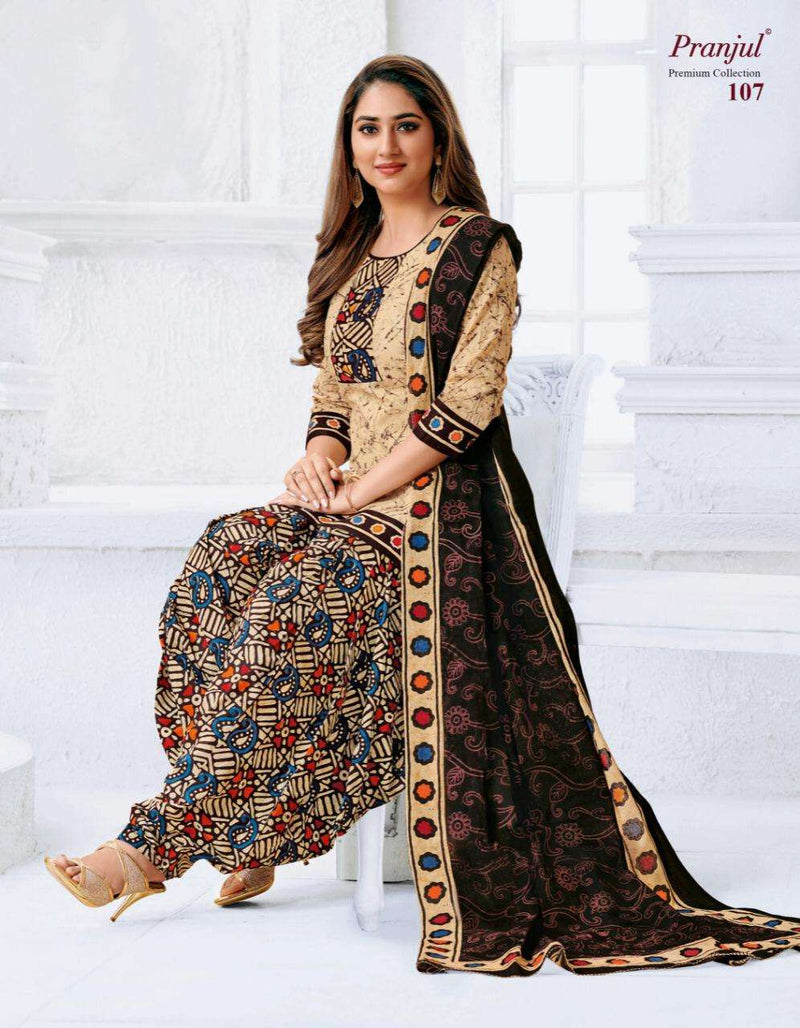 Pranjul Creation Launch Premium Collection Cotton Readymade Patiyala Style Salwar Suits