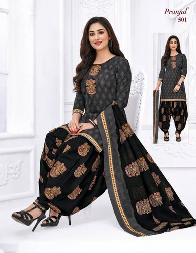 Pranjul Fashion Launch Premium Hit Design Collection Pure Cotton Printed Exclusive Patiyala Style Readymade Salwar Suits