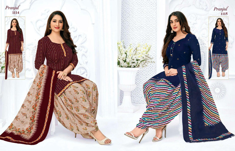 Pranjul Fashion Priyanka Vol 11 Pure Cotton Casual Daily Wear Salwar Suit