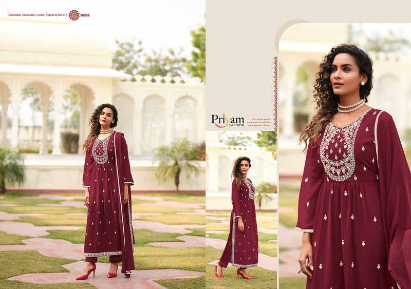 Priyam Fashion Iqra Georgette Designer Work Pakistani Pret Kurti