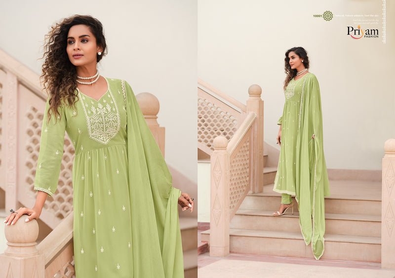 Priyam Fashion Iqra Georgette Designer Work Pakistani Pret Kurti