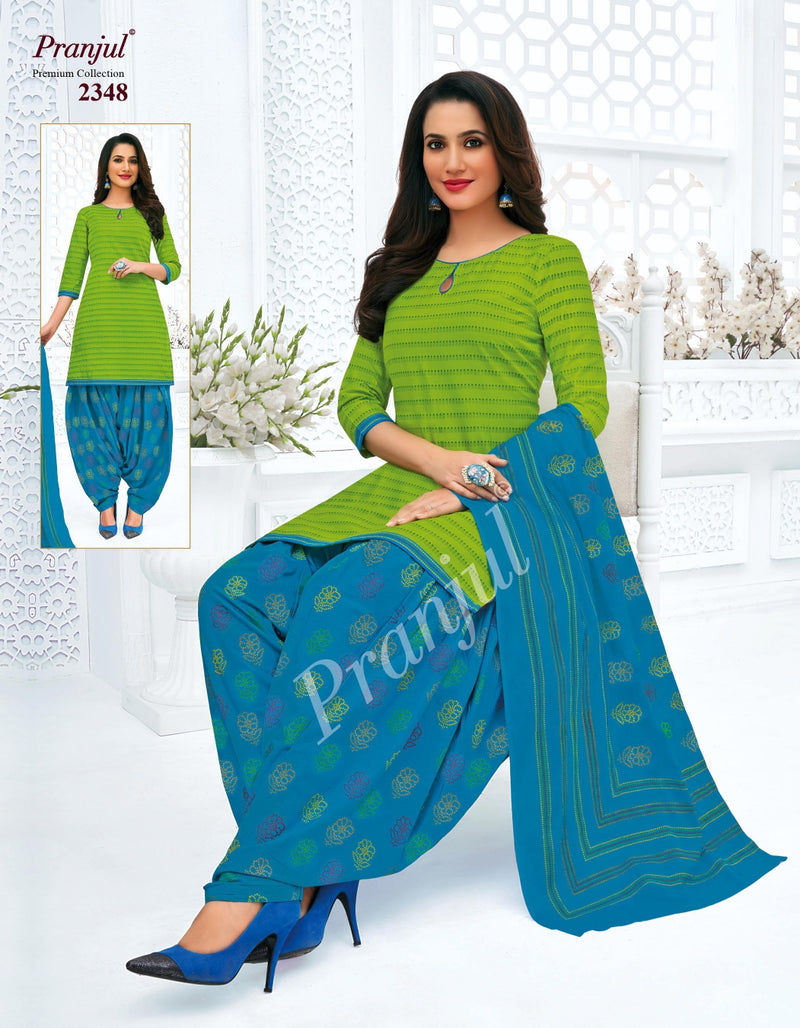 Pranjul Fashion Priyanshi Vol 23 Pure Cotton Patiyala Style Festive Wear Salwar Kameez