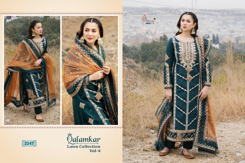 Shree Fabs Dno 2247 Georgette With Heavy Embroidery Stylish Designer Pakistani Salwar Suit