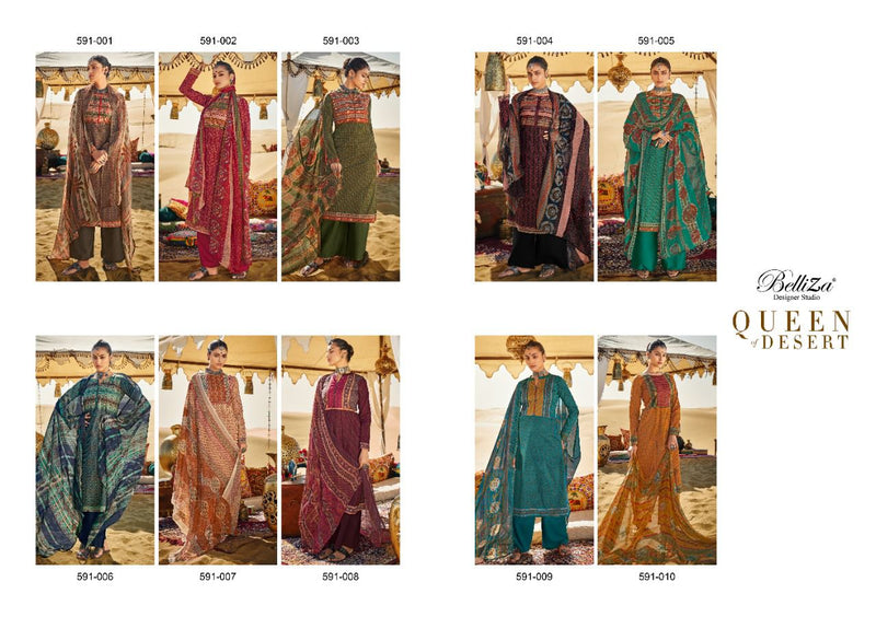 Belliza Designer Studio Queen Of Dessert  Cotton Printed Party Wear Salwar Kameez With Beautiful Digital Print