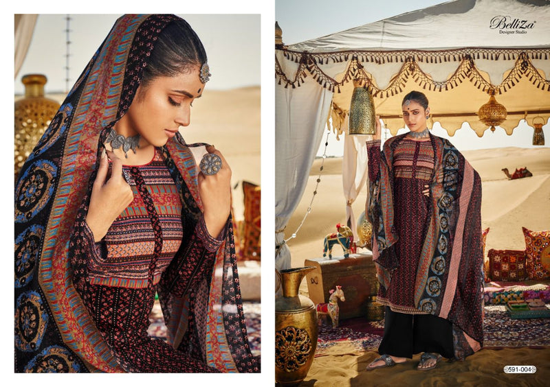 Belliza Designer Studio Queen Of Dessert  Cotton Printed Party Wear Salwar Kameez With Beautiful Digital Print