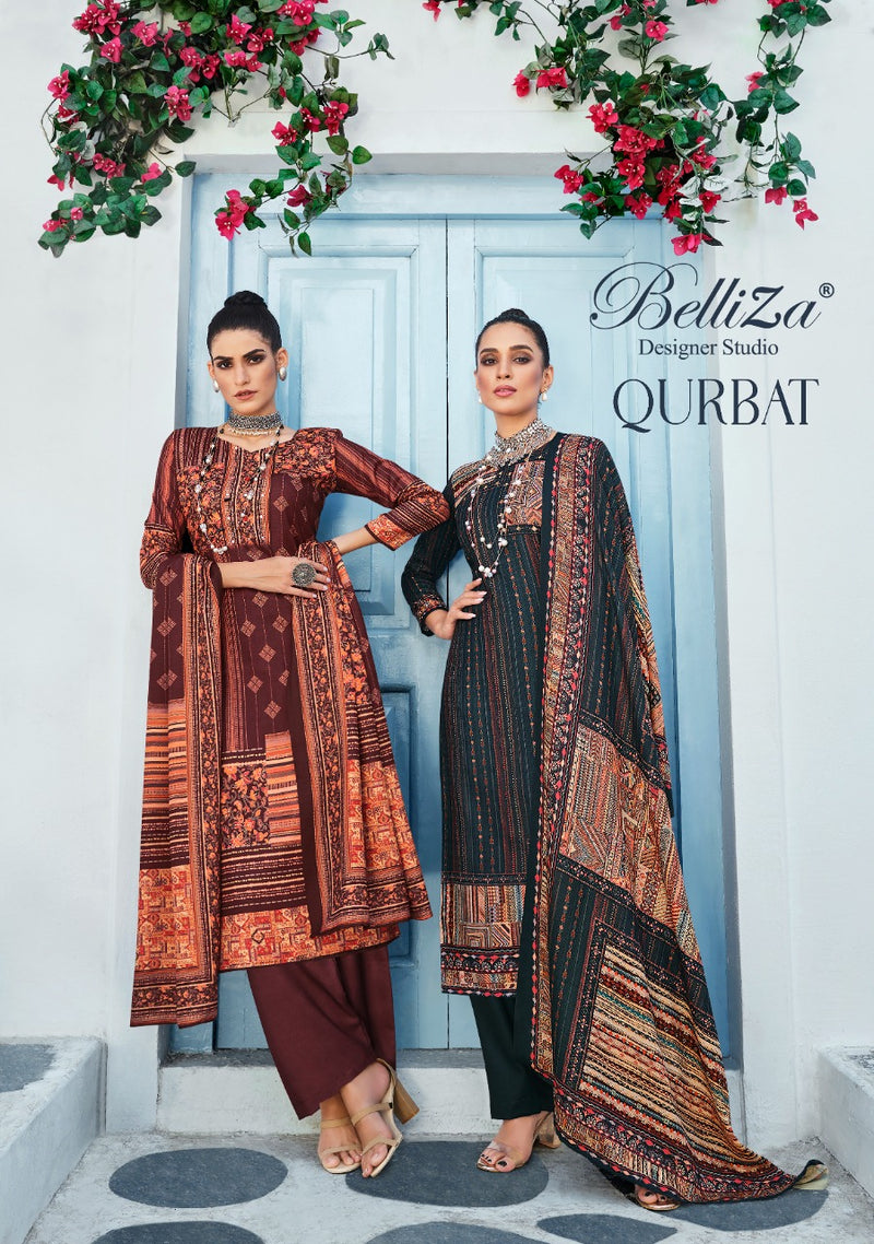 Belliza Qurbat Pashmina With Fancy Work Stylish Designer Party Wear Salwar Kameez