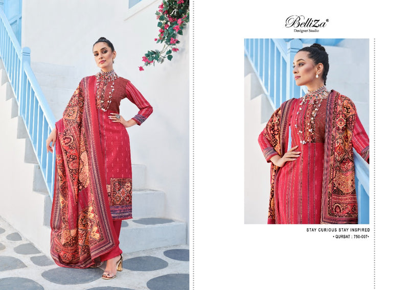 Belliza Qurbat Pashmina With Fancy Work Stylish Designer Party Wear Salwar Kameez