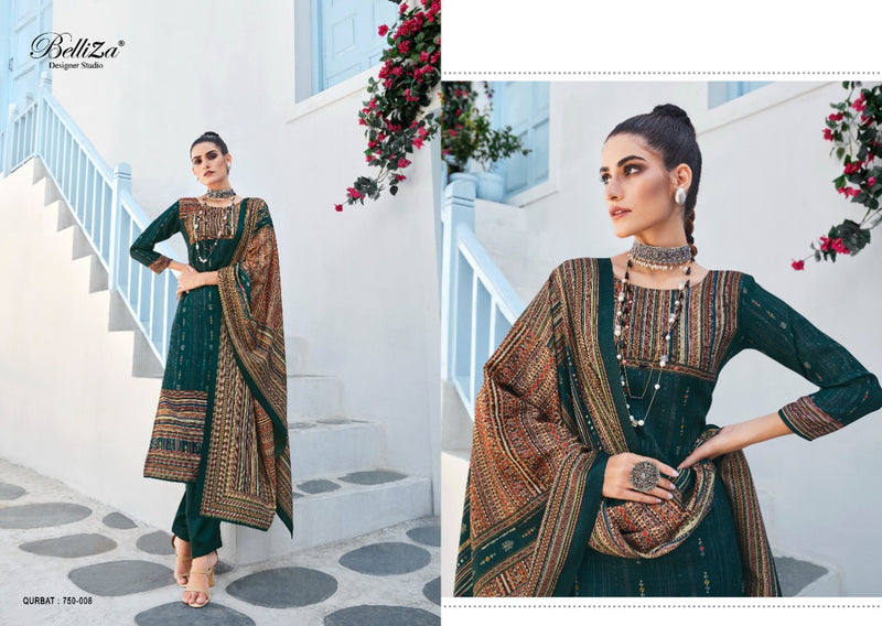 Belliza Qurbat Pashmina With Fancy Work Stylish Designer Party Wear Salwar Kameez