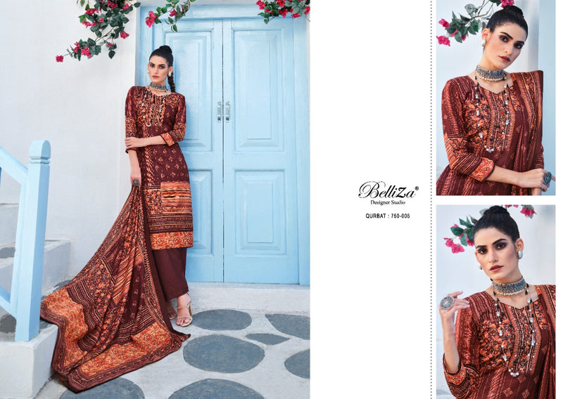 Belliza Qurbat Pashmina With Fancy Work Stylish Designer Party Wear Salwar Kameez