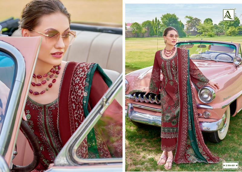 Alok Suit Qurbat Vol 5 Cotton With Heavy Embroidery Pakistani Party Wear Stylish Designer Salwar Suit