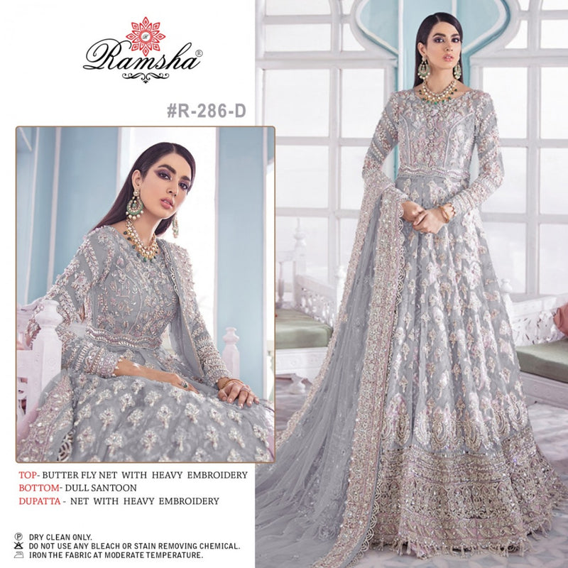 Ramsha Fashion R 286  Nx With Heavy Embroidery Work Wedding Wear Salwar Suits