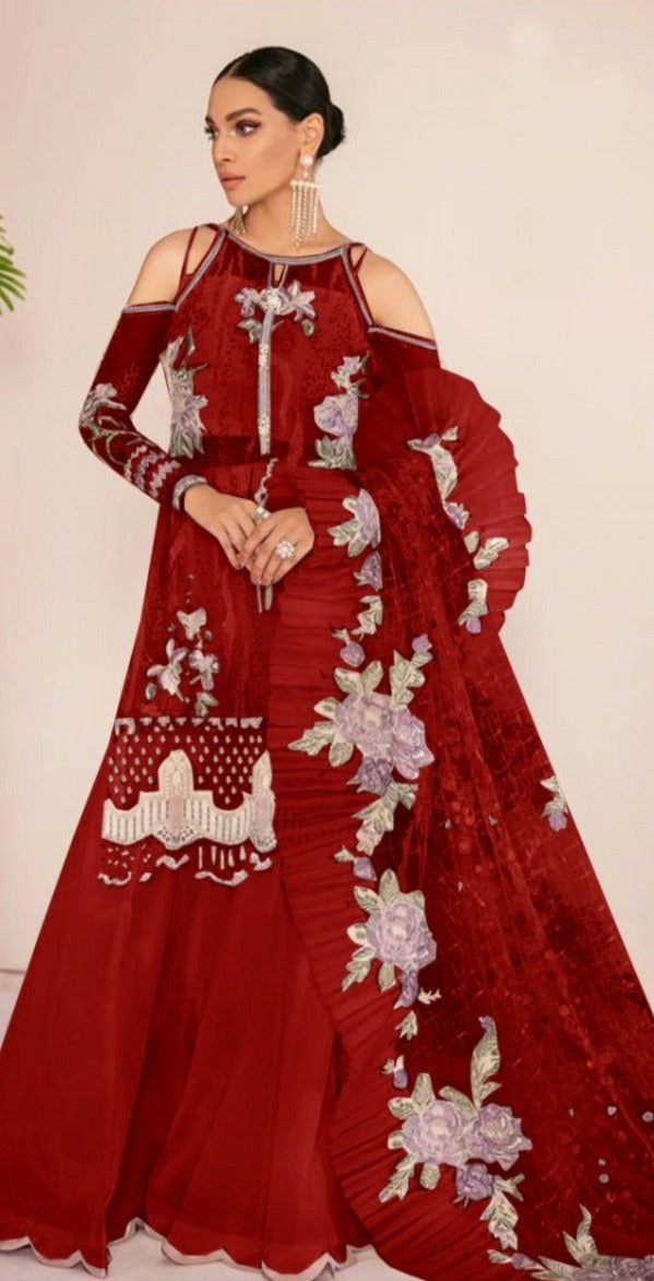 Ramsha Fashion R 382 Nx Georgette Party Wear Stylish Gown Style Salwar Kameez