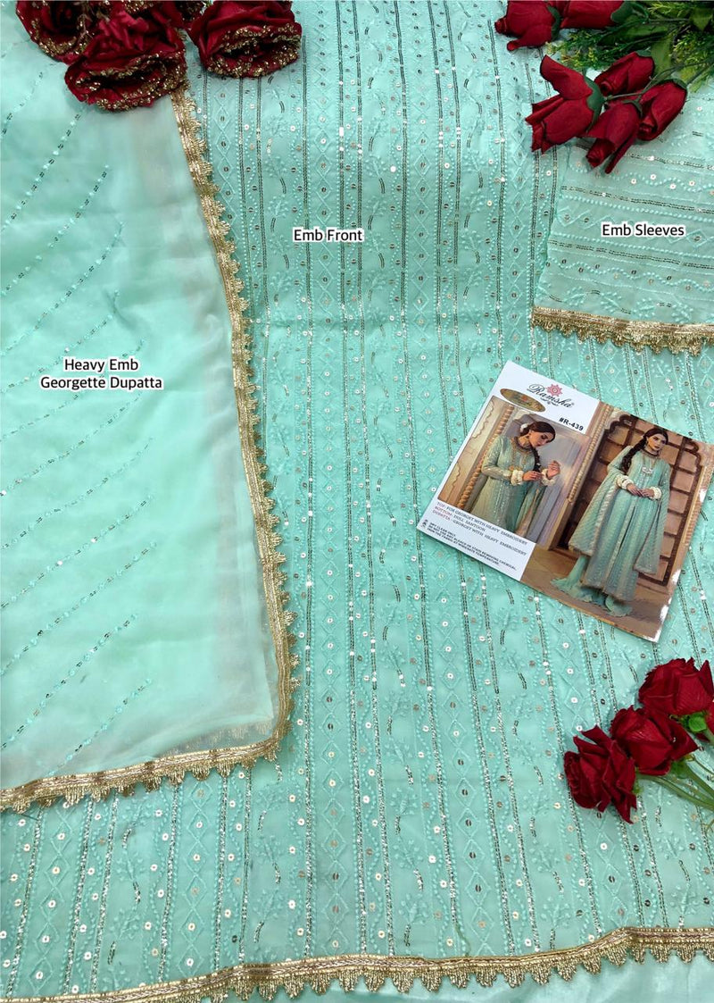 Ramsha R 437 To 439 Series Pakistani Style Embroidered Party Wear Salwar Suits