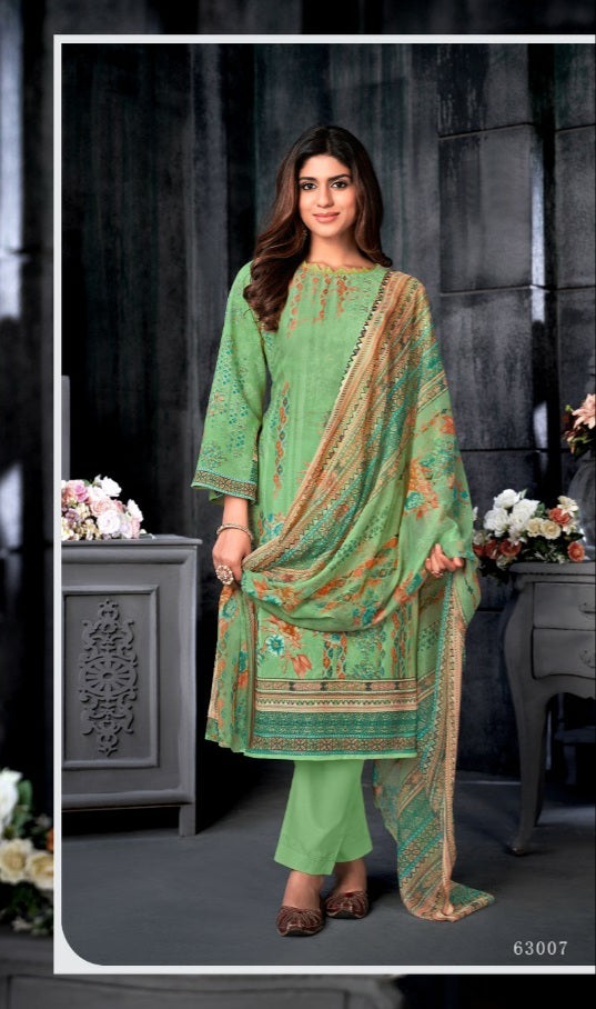 SKT Suits Rabia Cambric Cotton Party Wear Salwar Suits With Digital Prints