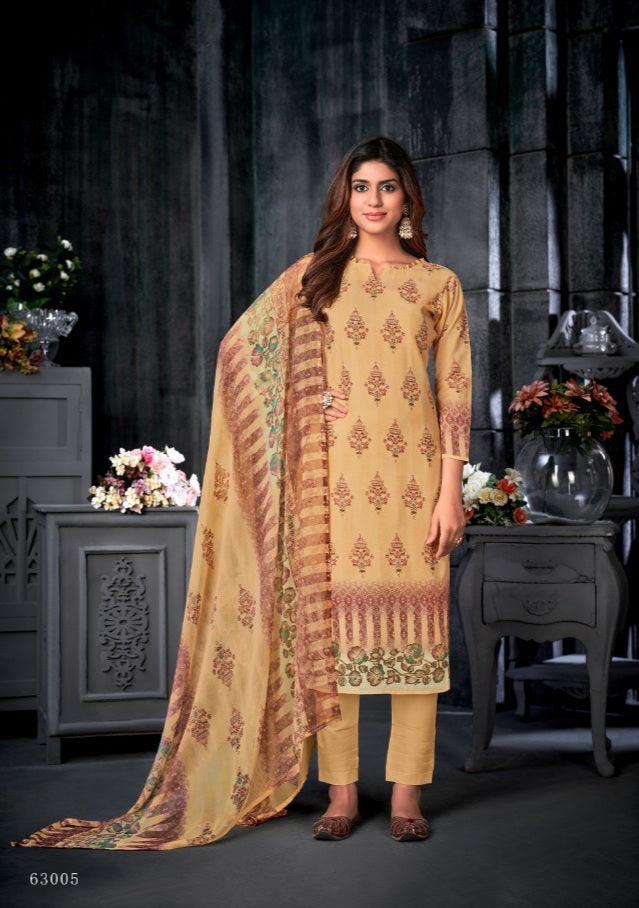 SKT Suits Rabia Cambric Cotton Party Wear Salwar Suits With Digital Prints