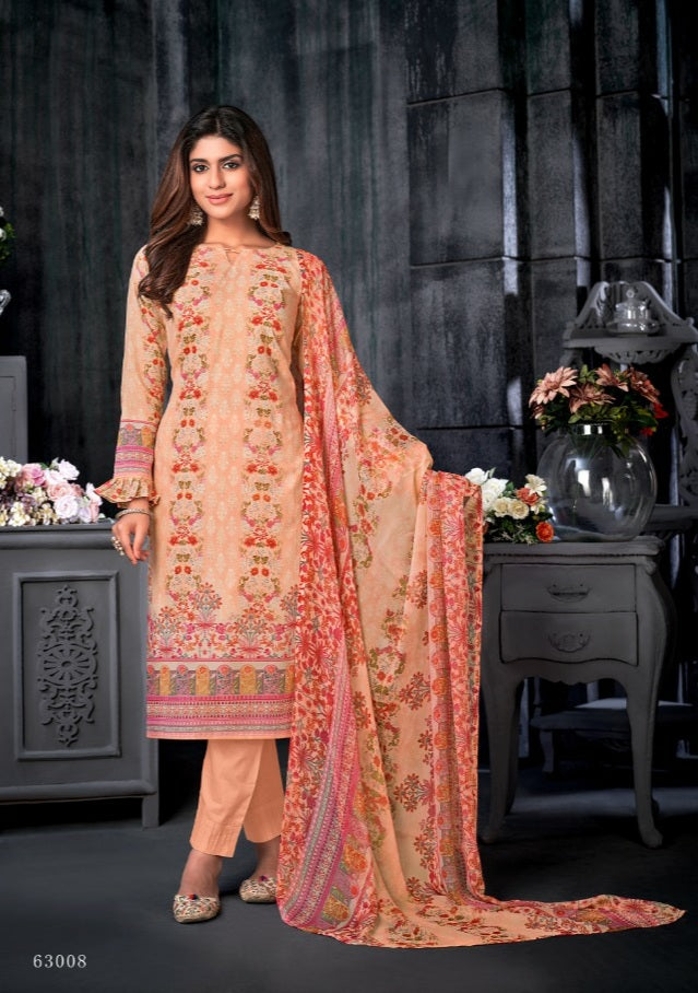 SKT Suits Rabia Cambric Cotton Party Wear Salwar Suits With Digital Prints