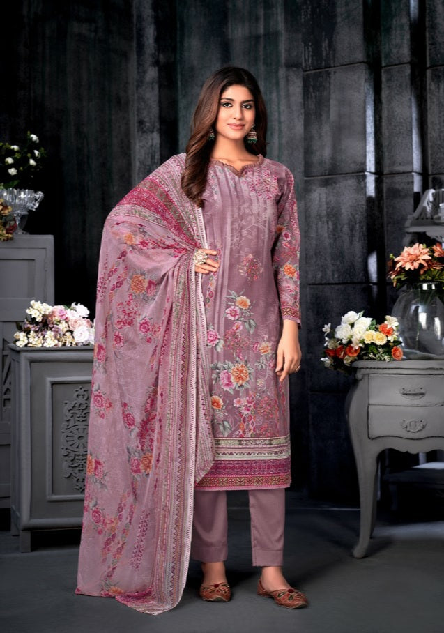 SKT Suits Rabia Cambric Cotton Party Wear Salwar Suits With Digital Prints