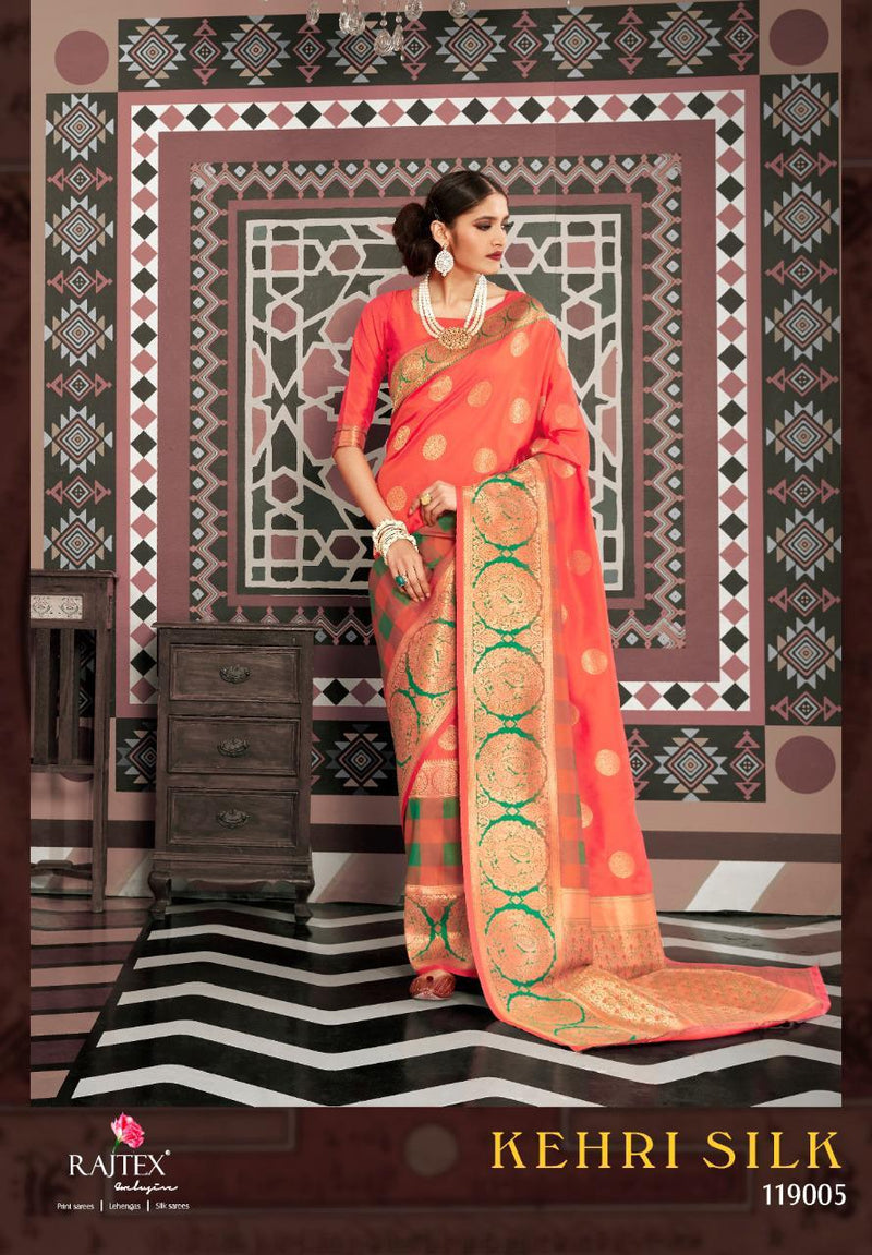 Rajtex Kehri Silk Fabric Fancy Saree In Silk
