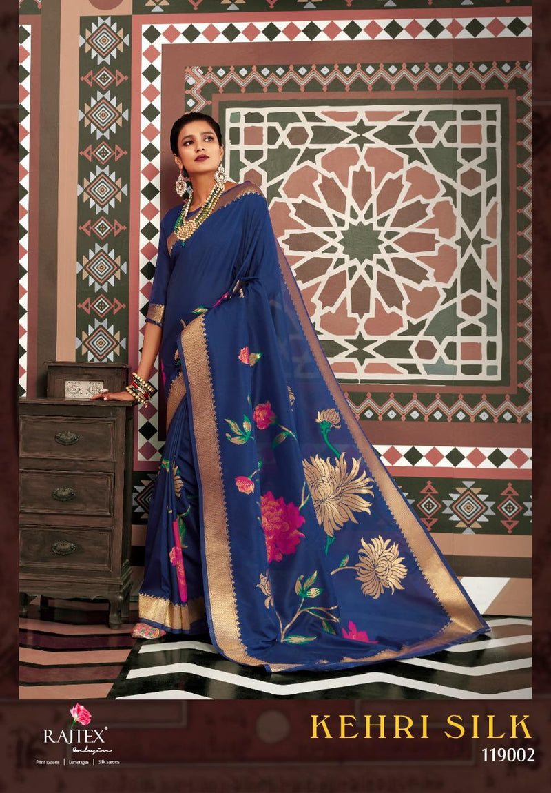 Rajtex Kehri Silk Fabric Fancy Saree In Silk
