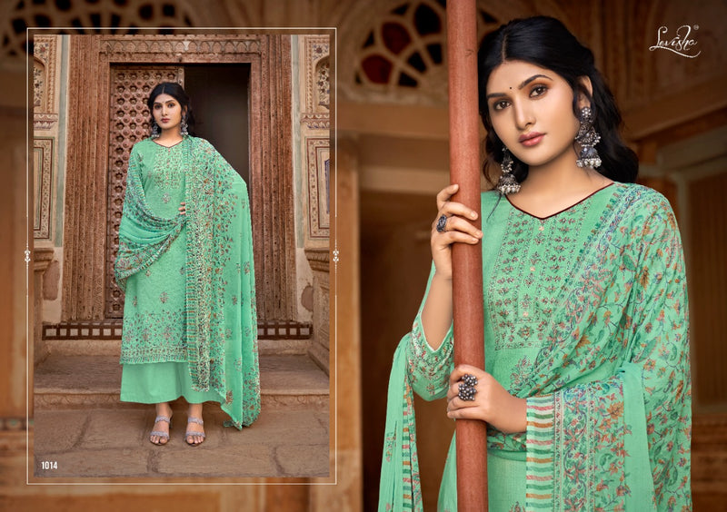 Levisha Rajvadi Cotton Digital Printed Fancy Festive Wear Salwar Suits