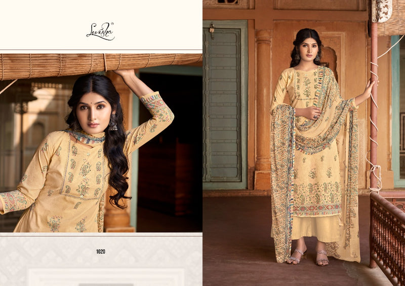 Levisha Rajvadi Cotton Digital Printed Fancy Festive Wear Salwar Suits
