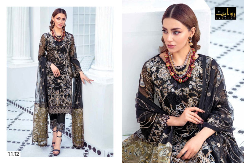 Rawayat Fashion Ramsha Vol 5 Fox Georgette Embroidered Pakistani Style Wedding Wear Salwar Suits