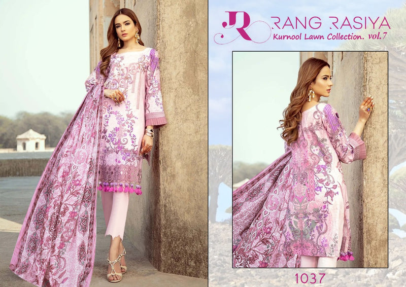 Rang Rasiya Kurnool Lawn Collection Vol 7 Pure Lawn Pakistani Printed Designer Salwar Kameez