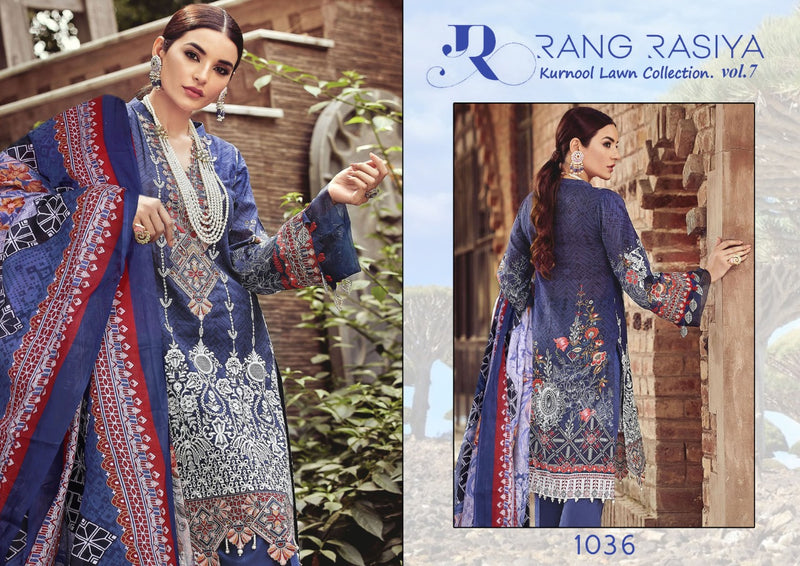 Rang Rasiya Kurnool Lawn Collection Vol 7 Pure Lawn Pakistani Printed Designer Salwar Kameez