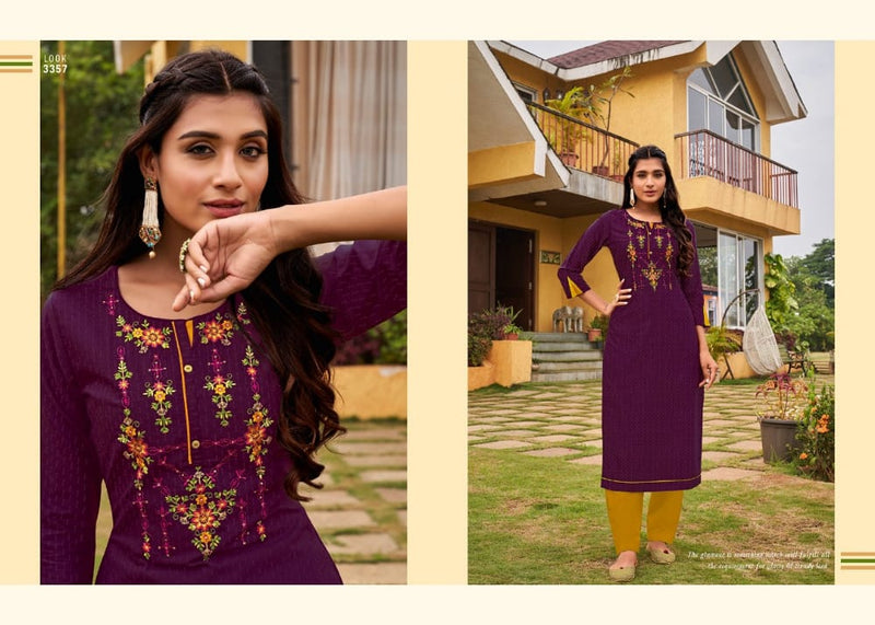 Rangoon Rangat Vol 2 Linen Cotton Fancy Designer Party Wear Kurtis