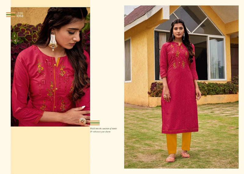 Rangoon Rangat Vol 2 Linen Cotton Fancy Designer Party Wear Kurtis