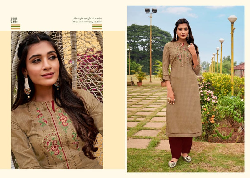 Rangoon Rangat Vol 2 Linen Cotton Fancy Designer Party Wear Kurtis