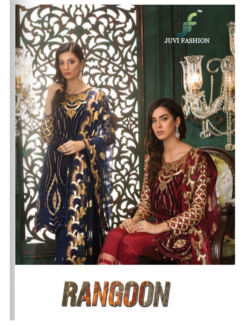 Juvi Fashion Rangoon Georgette With Heavy Beautiful Work Stylish Designer Pakistani Fancy Salwar Kameez