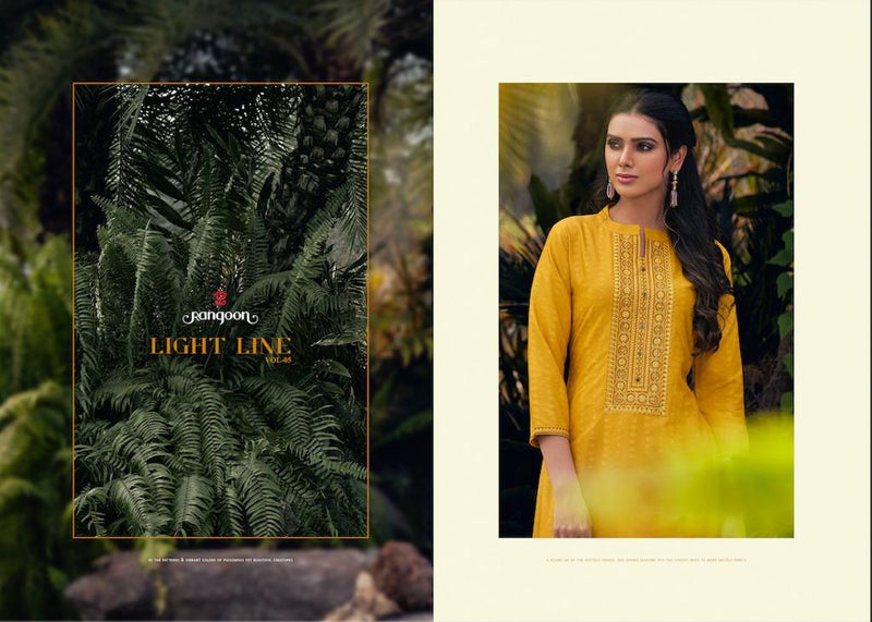 Rangoon Light Line Vol 5 Lining Silk Dailywear Stylish Kurti Collection