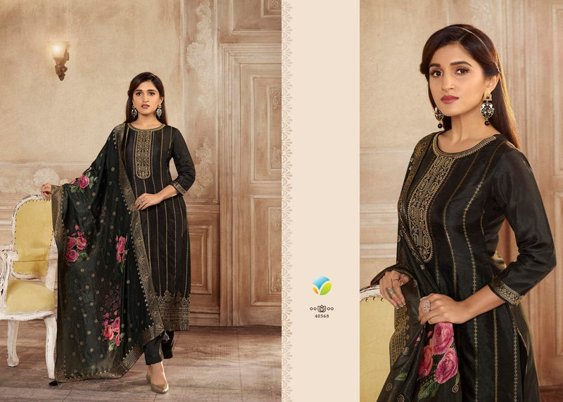 Vinay Fashion Rangrez Viscose With Heavy Embroidery Work Stylish Designer Casual Wear Fancy Salwar Suit