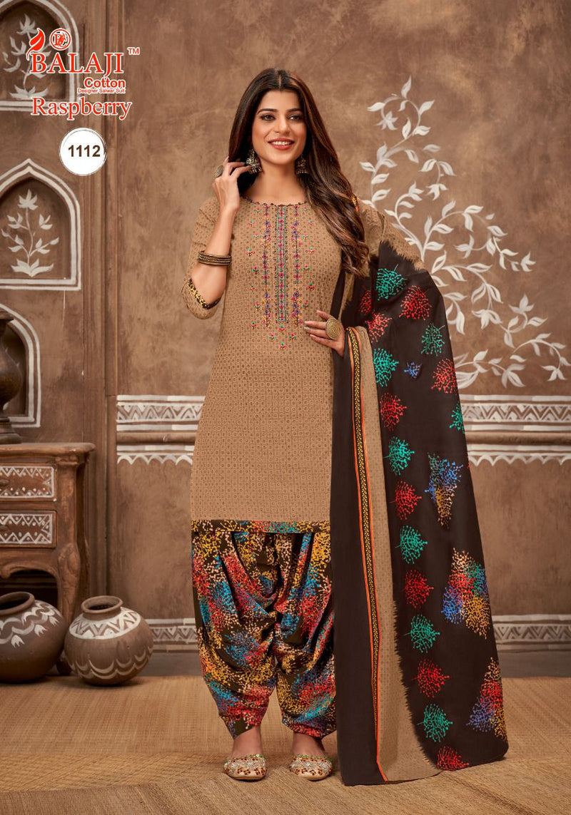 Balaji Raspberry Vol 11 Pure Cotton With Heavy Beautiful Work Stylish Designer Casual Look Salwar Suit