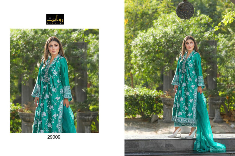 Rawayat Fashion Zaha Lawn Collection 2021 Pure Cotton With Embroidery Work Gorgeous Look Pakistani Salwar Kameez