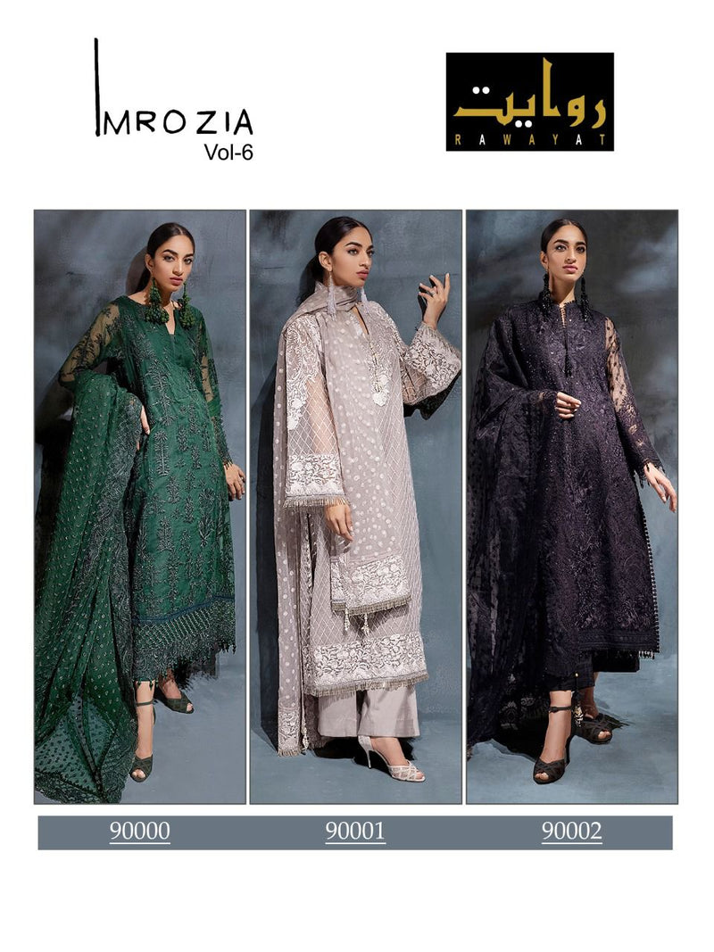 Rawayat Imrozia Vol 6 Fox Georgette Pakistani Style Party Wear Salwar Kameez