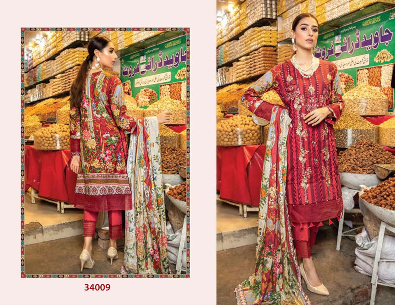 Apna Cotton Razia Sultan Vol 34 Cotton Printed Pakistani Style Party Wear Salwar Suits