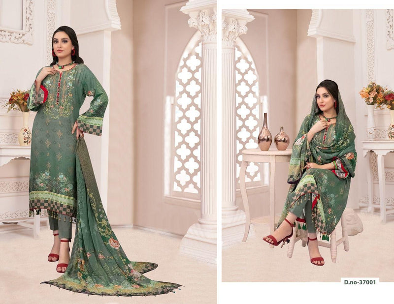 Apana Razia Sultan Vol 37 Pure Cotton With Heavy Printed Work Stylish Designer Pakistani Salwar Kameez