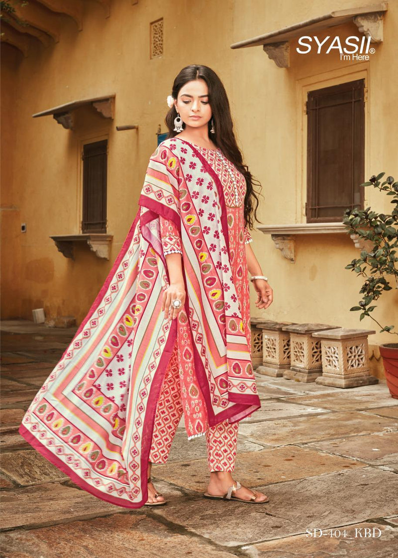Syasii Ready Made Collection Pure Cotton Stylish Designer Fancy Kurti