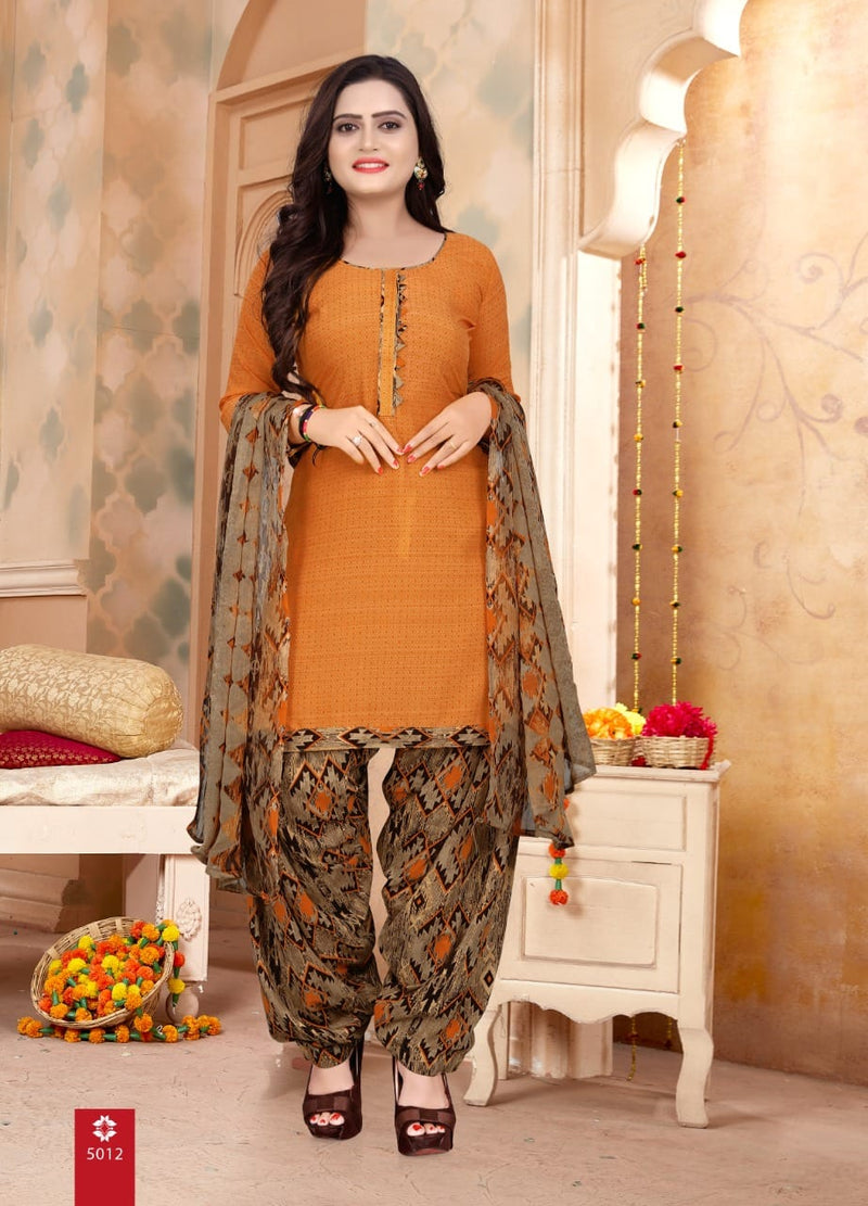 Rinkal Crepe Vol 5 American Crepe Casual  Wear Salwar Kameez