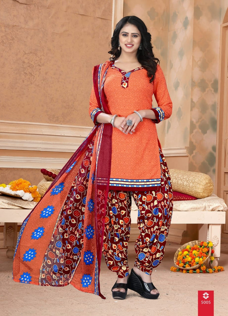 Rinkal Crepe Vol 5 American Crepe Casual  Wear Salwar Kameez