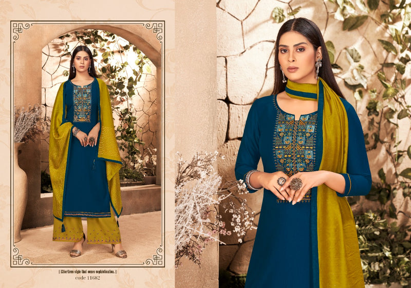 Panch Ratna Ritika Vol 4 Parampara Silk Embroidered Festive Wear Salwar Suits