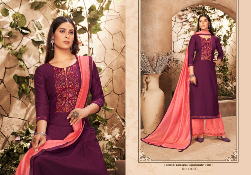 Panch Ratna Ritika Vol 4 Parampara Silk Embroidered Festive Wear Salwar Suits